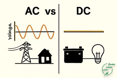 برق DC در مقابل AC 